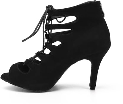 Syrads Scarpe da Ballo Latino Donna Salsa Bachata Scarpe da Ballo da Sala Tango Valzer Moderno Danze al Coperto