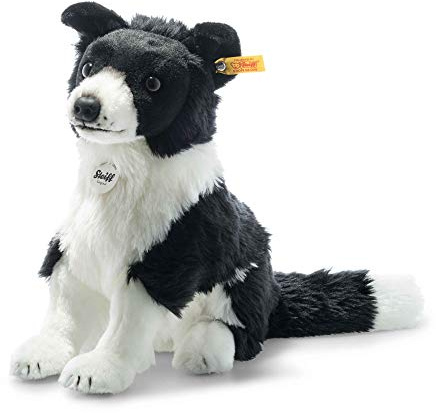 Jaycee Border Collie - 28 cm - Kuscheltier für Kinder - weich & kuschelig - waschbar - schwarz/weiß (122163)