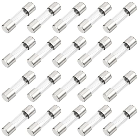 QUARKZMAN 5A Glassicherung 5x20mm, 30 Stück Schnellschlag 125V Sicherung | Auslösecharakteristik für Leiterplatten Elektronische Geräte Haushaltsgeräte