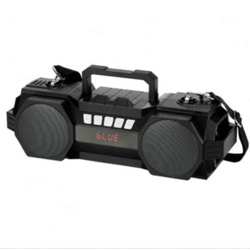 Generico CASSA BLUETOOTH SPEAKER PORTATILE RICARICABILE E SOLARE DA 20W CON RADIO FM USB