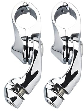 Fotstöd motorcykel 1,25 Motorcykelmotorskydd Väghjälpfästen Fotpinne För Touring Sportster Road King Street Glide Low Rider(Only Mount Kit)
