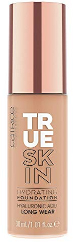 Catrice True Skin Hydrating Foundation, Nr. 046, Nude, feuchtigkeitsspendend, langanhaltend, natürlich, vegan, ohne Alkohol, ohne Parabene, ohne Mikroplastikpartikel, 1er Pack (30ml)