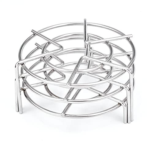 Alele 3Pcs Steam Rack, 5.5inch Stainless Steel Tall Trivets for Electric Pressure Cooker