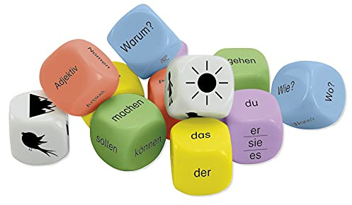 TimeTEX Würfel-Set Deutsch 12-TLG. 20 mm in Box