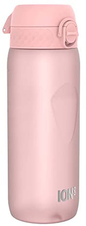 Ion8 Borraccia a Prova di Perdite, 750ml, Sportiva, Facile da Aprire, Serratura Sicura, Maniglia per il Trasporto, Lavabile in Lavastoviglie, Senza BPA, Agarre Contorneado, Rosa Rosato