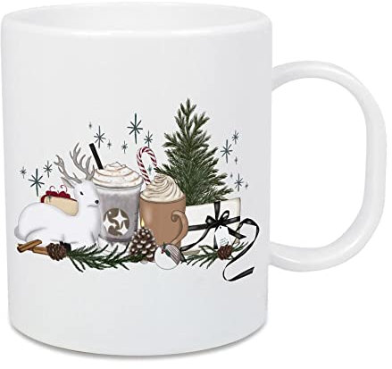 artboxONE Großer Kinderbecher Winter-Illustration Weihnachten von Tanya Kart - Natur