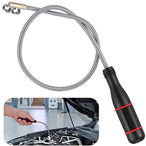 60CM Herramientas de Recogida Iman Flexible, Elevador Magnético, Herramientas Taller Mecanico Profesional, Iman Flexible, Recogedor Magnético Para Recoger Piezas