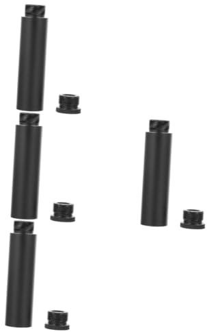 VICASKY 4 Sets Extension Tube for Microphone Arm Stand Mic Stand Extension Rod for Desk and Recording Setup