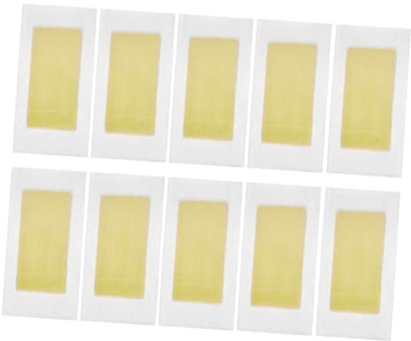 Mobestech 10st Dubbel Sidig Vaxremsor För Hårborttagning Depilering För Ben Underarmar Och Bikinilinje Skonsam Och Bekväm Vaxpapper Non-woven Material