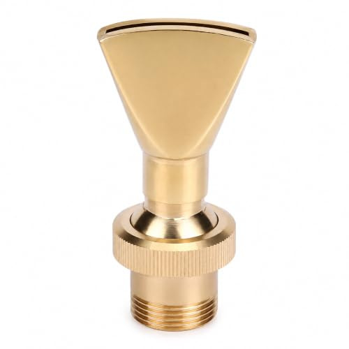 WPKD BLUEIY Ugello per Fontana,Ugello per Fontana in Ottone,a Forma` di ventaglio Spruzzatore di spruzzo,1/2DN15 3/4 DN20 Testa di Spruzzo Forma di Ventaglio Stretto per Laghetto da Giardino