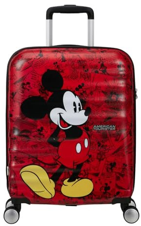 American Tourister Wavebreaker Disney FL - Spinner S, Handgepäck, 55 cm, 36 L, Mehrfarbig (Mickey Comics Red)