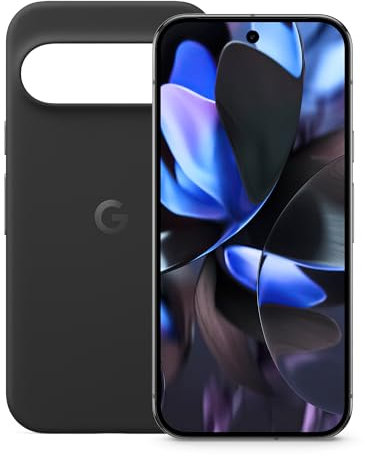 Google Pixel 9 Pro – Smartphone Android débloqué avec Gemini, Triple Appareil Photo arrière, 24 Heures d'autonomie et écran Super Actua 6,3 Pouces – Noir Volcanique, 512GB + Case