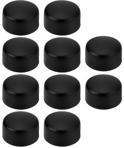 ECSiNG 10 Pezzi Tappi Terminali Per Dadi Dell'asse Tappi Per Dadi Delle Ruote Copribulloni 1/2 Testa Piatta Copripresa Esagonale Protezioni Per Deambulatore Compatible Con Drive R726 R728