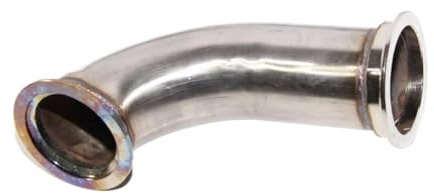 Collettori Di Scarico Adattatore A Gomito A 90 Gradi In Acciaio Inox Con Flangia A V Con Diametro Interno Di 2,5 HLWXMDZ