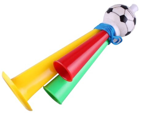 SOIMISS 6 piezas Trompeta Plástica para Animar Partidos de Fútbol Bocina Ruidosa para Deportivos y Fiestas Colores Aleatorios Color Aleatorio Color Aleatorio