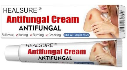 Crema Antifúngica- 20g, fórmula natural,Adecuado para la tiña inguinal, el eccema, el pie de atleta y la psoriasis,Alivia rápidamente el enrojecimiento, la tirantez, la hinchazón y la picazón，
