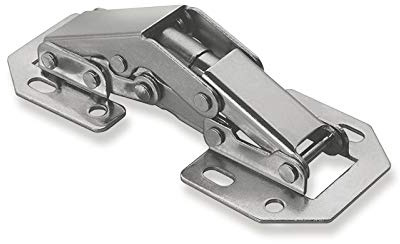 10 x SOTECH Aufschraubscharniere 77,4 x 32,8 mm Aufschraubscharnier | Türscharnier mit Feder Aufschraubscharnier