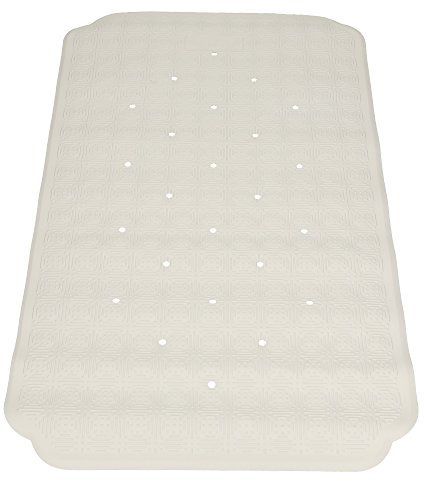 Betz Wanneneinlage Duschmatte Cairo rutschfeste Naturkautschuk Größe 40x70 cm Farbe weiß