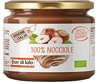 Fior di Loto Crema 100% Di Nocciole Tostate, 200g