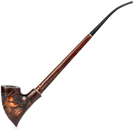 Dr. Watson – Churchwarden tobaksrör, samlarserie, handgjord av päronträ, Tolkien's LOTR Hobbit Style (Gandalf)
