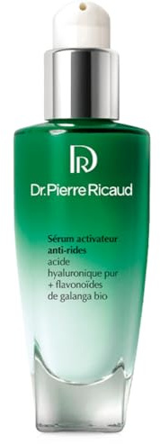 Dr Pierre Ricaud Sérum Activateur Anti-Rides - Serum pour le Visage à l'Acide Hyaluronique & Galanga Bio - Soin Anti Âge & Anti Rides pour Femme - 30ml