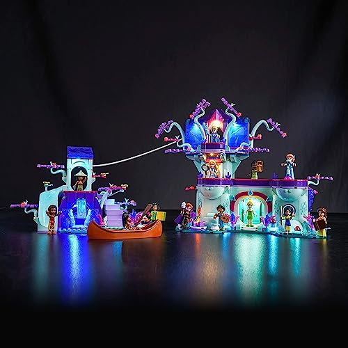 Set de Lumière LED pour Disney La Cabane dans l'Arbre Enchantée 43215 (Pas Un Modèle Lego) - Set d'Éclairage Décoratif pour Creative Toys - Version Standard