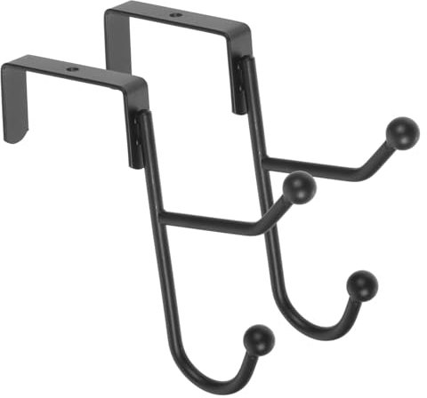 CHILDWEET 2pezzi Ganci Sopra La Porta Ganci Per Porta Per Appendere Cappotti e Borse Gancio Robusto e Durevole Facile Installazione Senza Utilizzo Versatile in Cucina Bagno e Camera Da Letto