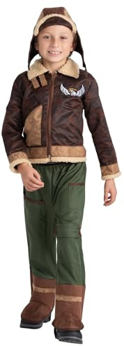 Dress Up America Costume D'aviateur Pour Enfants – Ensemble De Déguisement De Pilote De Chasse Pour Garçons Et Filles