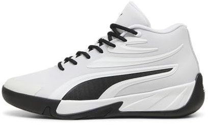 PUMA Court Pro, Basketballschuh für Herren, Weiß/Schwarz, 42 EU