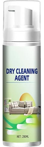 Spray Detergente per Divani in Tessuto,Spray Lavaggio a Secco,Schiuma Detergente per Divani in Tessuto,Spray Detergente Senza Risciacquo,Schiuma per la Pulizia del Divano,200ML