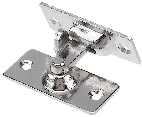 Holibanna 1 Pièce 90 Loquet de porte à 90 degrés Boulon de porte angle droit Verrou de porte de grange coulissante verrou porte Verrouillage de porte verrou de barillet de sécurité