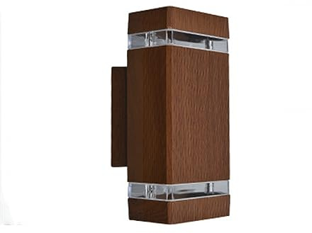 Lampada da Parete per Esterni da Camera da Letto, in Alluminio, con Luce su/Giù, Illuminazione per Esterni/Interni, IP65, per Giardino, Patio, Veranda, palo, Lampadina No