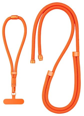 Pulsera fuerte multifunción ajustable para el cuello del teléfono con clip de bloqueo sin pérdida, correa para dispositivos móviles, estilo simple, cordón para teléfono con cierre de bloqueo