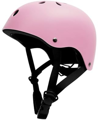 Voarge Kreativt äventyr Barncykel Hjälm Storlek S, Justerbar 48-56 cm Ventilerad Anpassningsbar Dekoration, ABS & EPS Hjälm för Alla Former av Cykel Aktiviteter (Rosa, S)