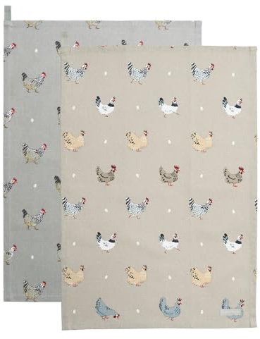 Sophie Allport Lay A Little Egg Tea Towels (Set of 2)