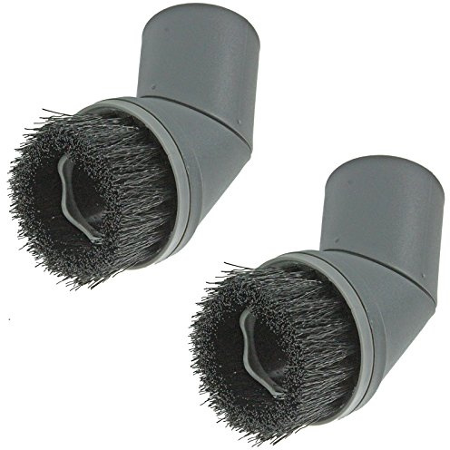 SPARES2GO Dusting Swivel Head Brush Attachment Tool Compatible with Karcher Vacuum Cleaner (Pack of 2)