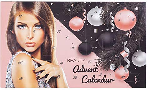 Accentra Adventskalender Kosmetik für Frauen & Teenager Mädchen, Schminke-Set mit 24 Make-up Produkten, tolle Farben für perfektes Styling im Advent