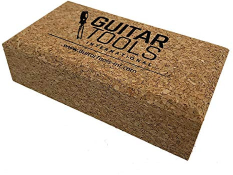Flat Beveled Cork Sanding Block for Guitar Luthiers - Tool - Carpenter - Files - Guitar - Bodies - Wood - Furniture - Bass - Repair instruments - LCBS