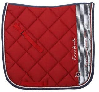 Kavalkade Schabracke Superior IV, VS, rot, rot, Vollblut