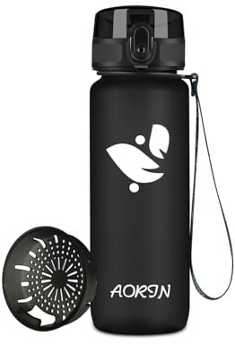 AORIN Gourde Sport - 500ml - BPA-Free & Anti-Fuite Flip/Appliquer à Bouteille d'eau pour Enfant,Adultes,Salle de Sport, Sport de Plein air