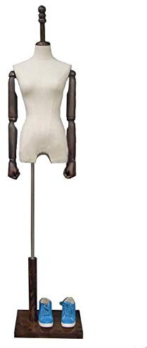 Schaufensterpuppe J-Manikins Schneider Dummy weibliche Massivholz Schneiderinnen Kleid Formen Bekleidungsgeschäft Show (Farbe: A)