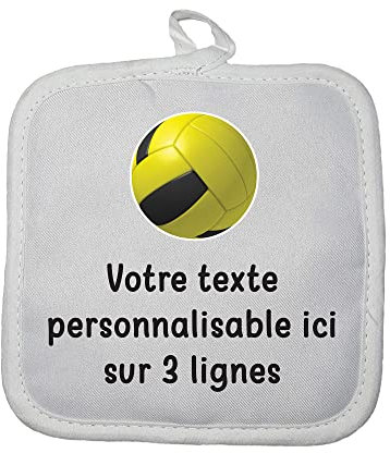 Mygoodprice Volleyball Topflappen, Piktogramm, personalisierbar