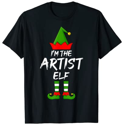 I'm The Artist Elf Figurine lutin de Noël T-Shirt