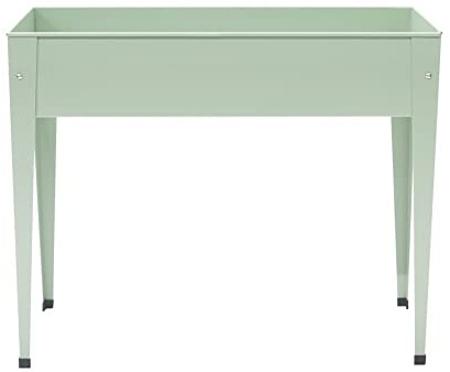 Hochbeet Metall | Urban Grün | 100x40x84 cm | Hoch- & Pflanzbeet für den Balkon oder Garten