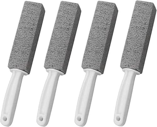 Cleaning Block WC, Bimsstein für Toilette-Reinigungsstein, Blöcke Bürsten Putzstein für Dusche Bad Pool, Grill Küche (4 Stück)