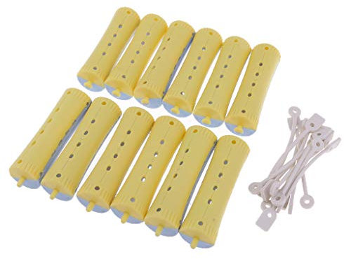 Jojomis 12 Stück DIY Haarstyling Lockenwickler Spirale Styling Rollen Dauerwelle Stangen Friseur Werkzeuge – 9 x 2,5 cm