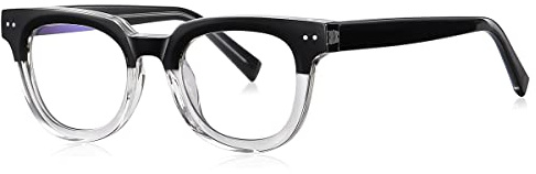 kachawoo TR90 Anti Blaulicht Brillen Männer Retro Stil Quadratische Brillen Optische Gläser Rahmen Frauen