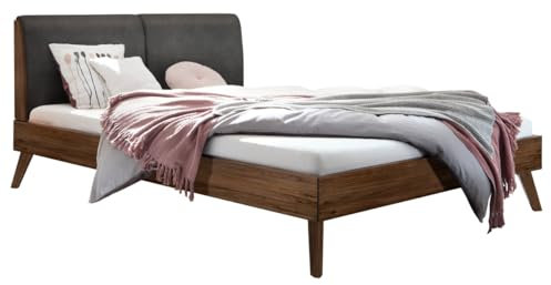 Hasena Bett Simone 20 Nussbaum 2023 Polsterkopfteil Smoke 180x200