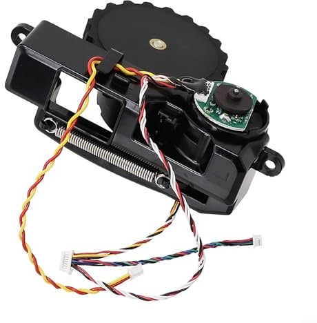 Conjunto de motor de rueda de aspiradora, rueda izquierda/derecha, conjunto de motor de rueda de aspiradora para Cecotec adecuado para Conga 3091 3092 (rueda izquierda)