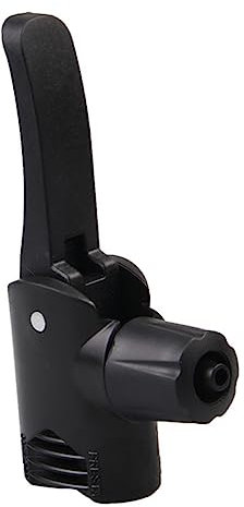 TOGEVAL 3 Stück Amerikanischer Britische Fahrradpumpenadapter Doppelkopf Aus Kunststoff Schwarz Schlauchkompatibel Für Fahrrad Motorrad Und Auto